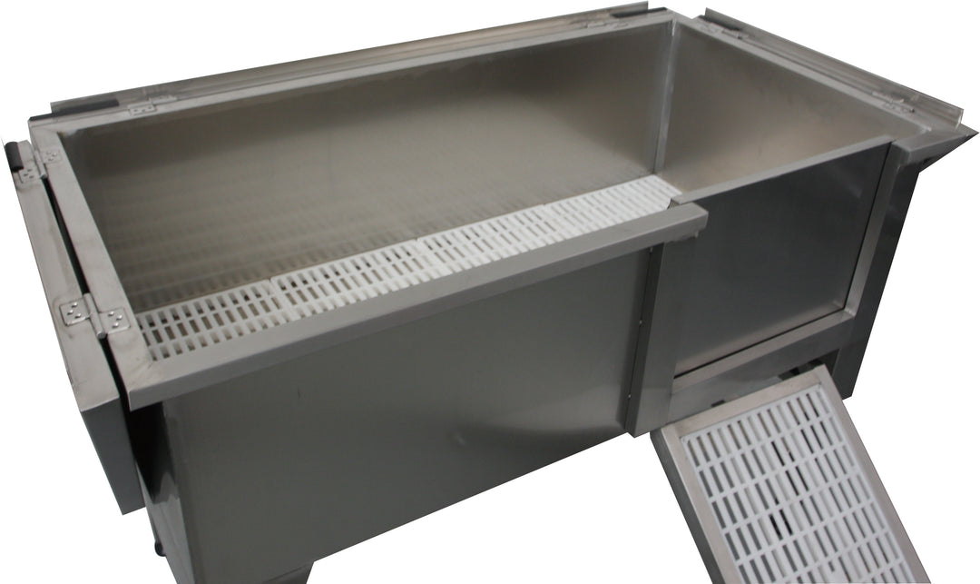 "Washing station for dogs Dog washing station at home Dog Washing station Bathing tub with lifting door for dogs"