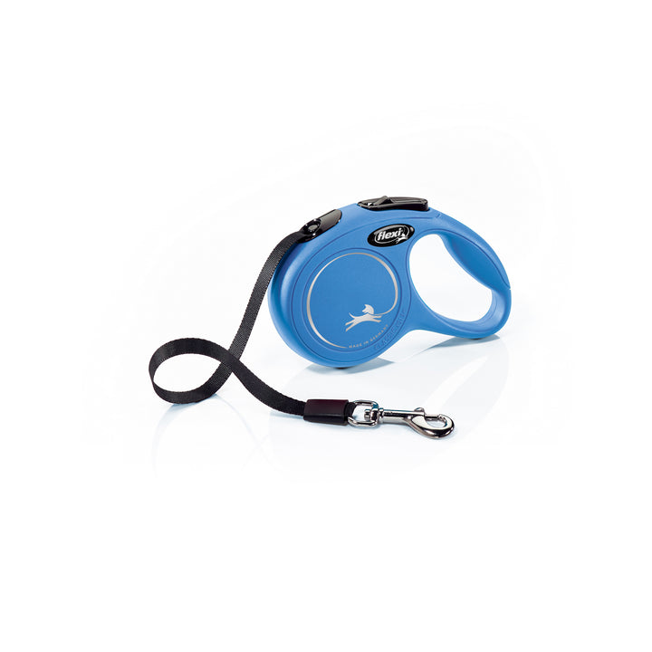 Flexi New Classic Automatic Dog Leash Pause and Lock Nylon Tape,  XS