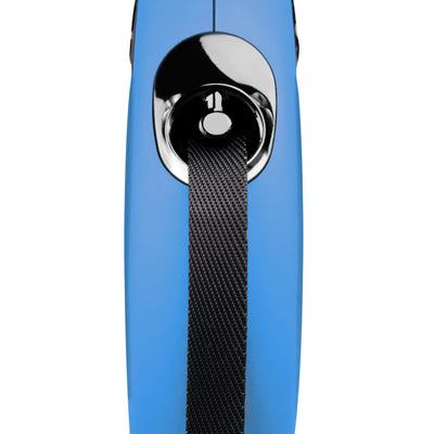 Flexi New Classic Automatic Dog Leash Pause and Lock Nylon Tape,  Medium