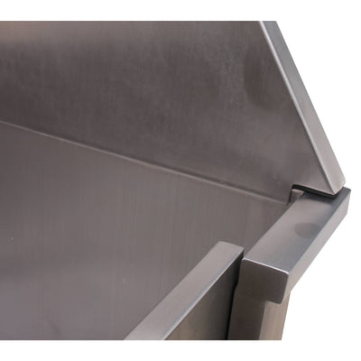 Economical Stainless Steel Bathing Tub For Pets With Lifting Door & Swing In/Out Ramp