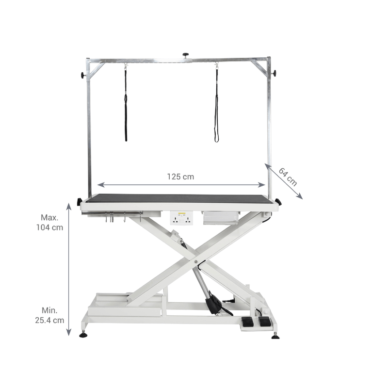 Aeolus Magna Accordion Electric Lifting Pet Grooming Table, Large