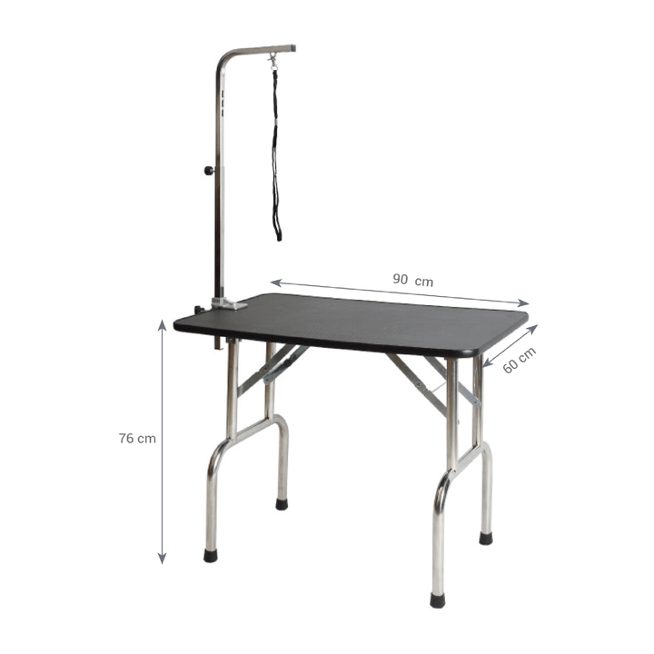 Aeolus Folding Grooming Table with Stainless Steel Legs (Medium)
