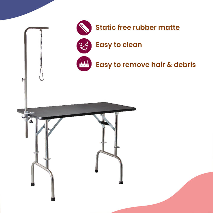 Aeolus Sprint Height Adjustable & Portable Pet Grooming Table (Medium)