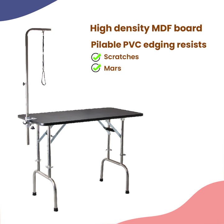 Aeolus Sprint Height Adjustable & Portable Pet Grooming Table (Medium)