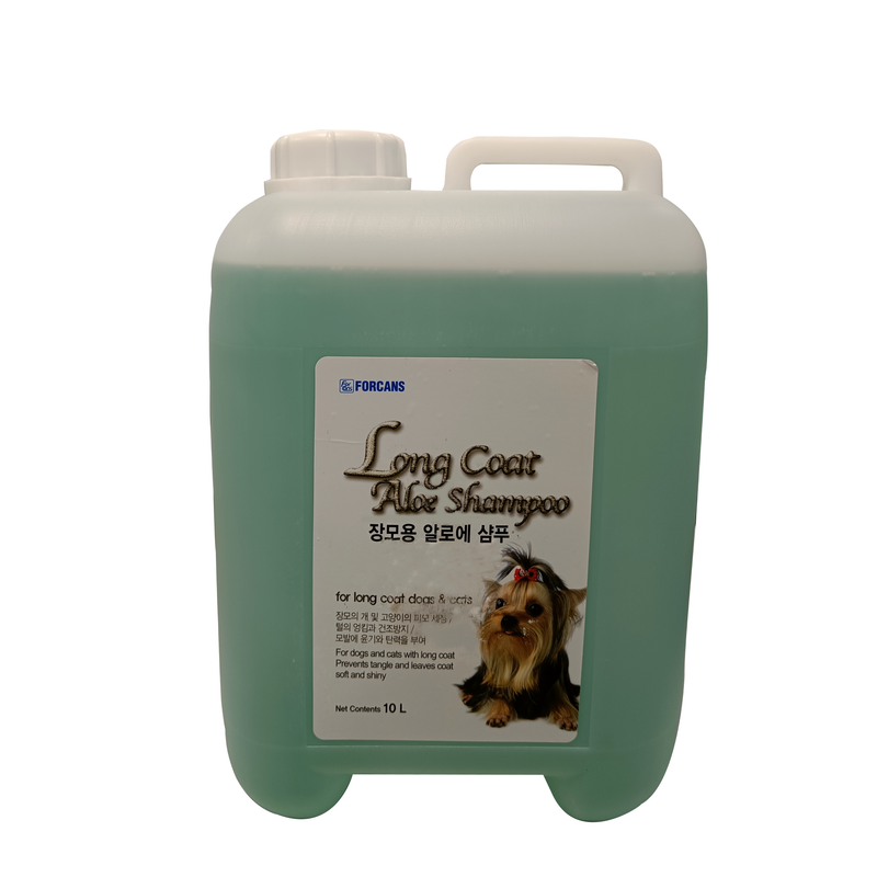 Forbis Long Coat Aloe Dog Shampoo, 10 litre
