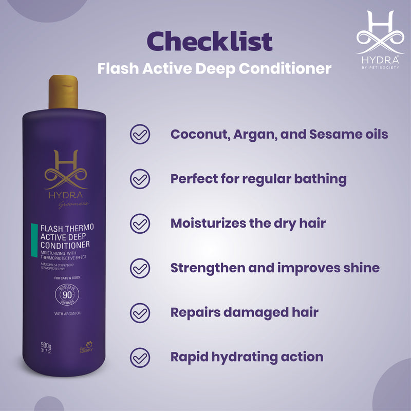 Hydra Groomer’s Flash Active Deep Conditioner for Pets