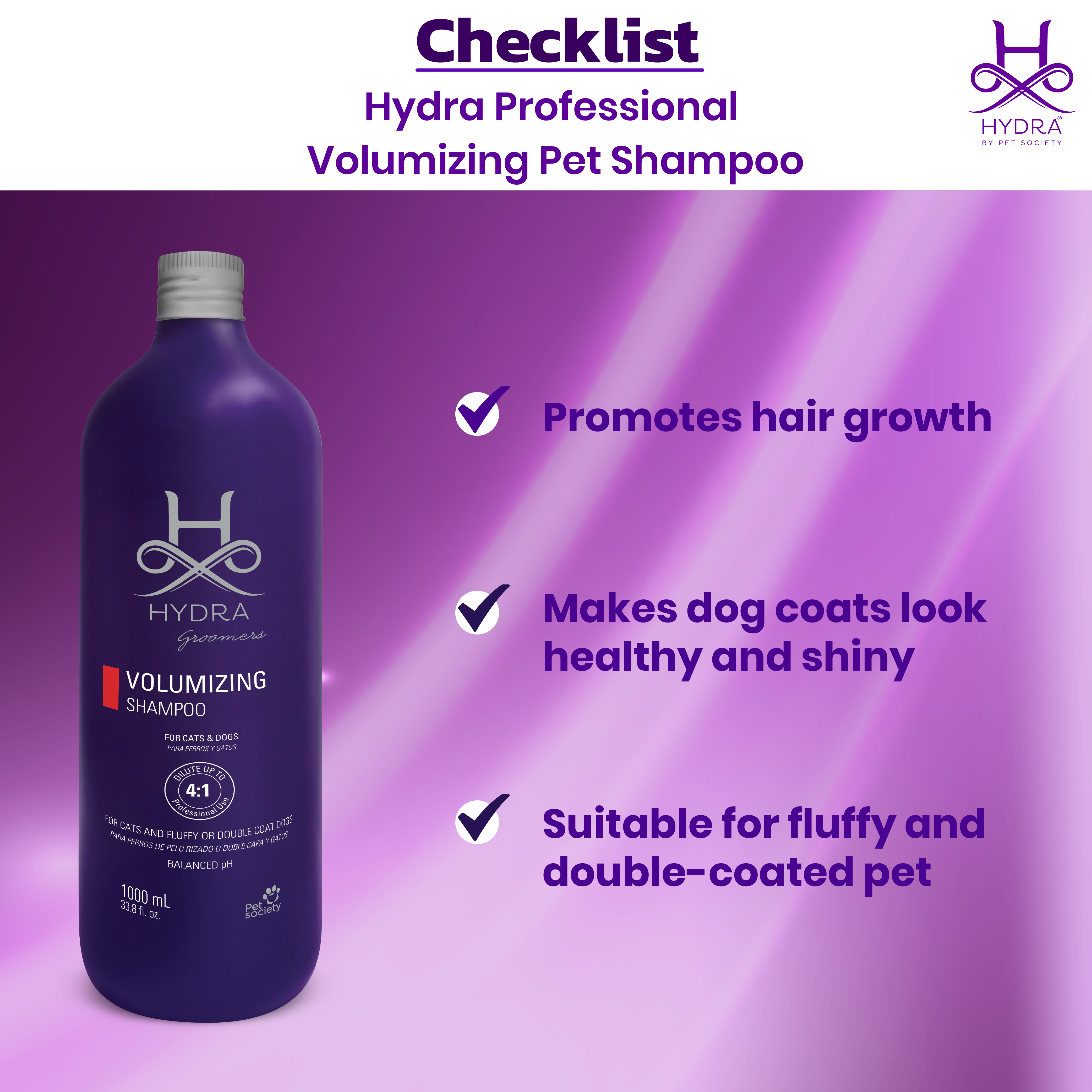 Hydra Groomer’s Volumnizing Pet Shampoo