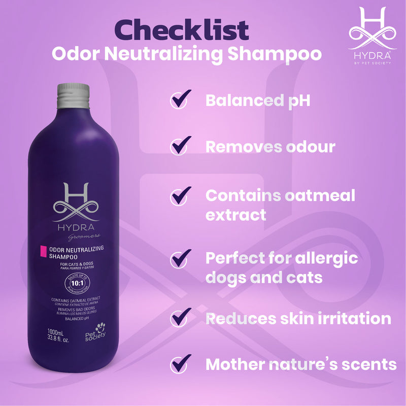 Hydra Professional Odour Neutralizing Pet Shampoo, 1 liter