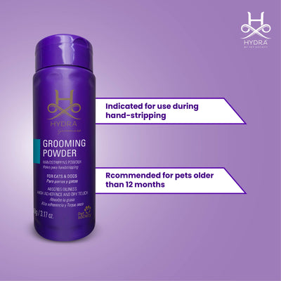 Hydra Groomers Handstriping Grooming Powder for Pets