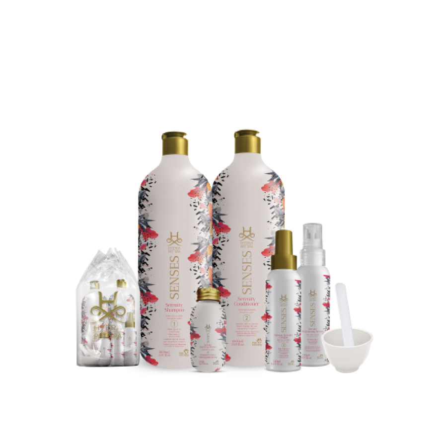 Hydra Professional Pet Spa Senses Serenity Pack, 7 Piece Set