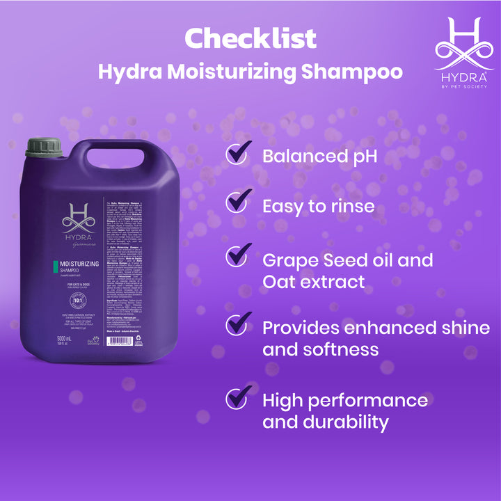 Hydra Professional Moisturizing Pet Shampoo, 5 liter