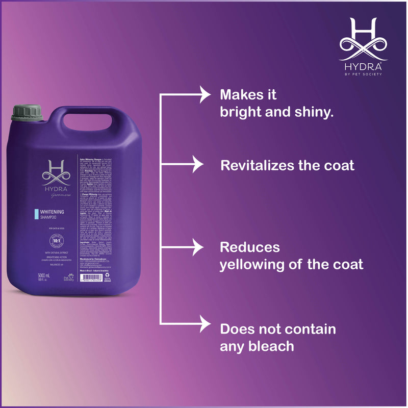 Hydra Professional Whitening Pet Shampoo, 5 liter