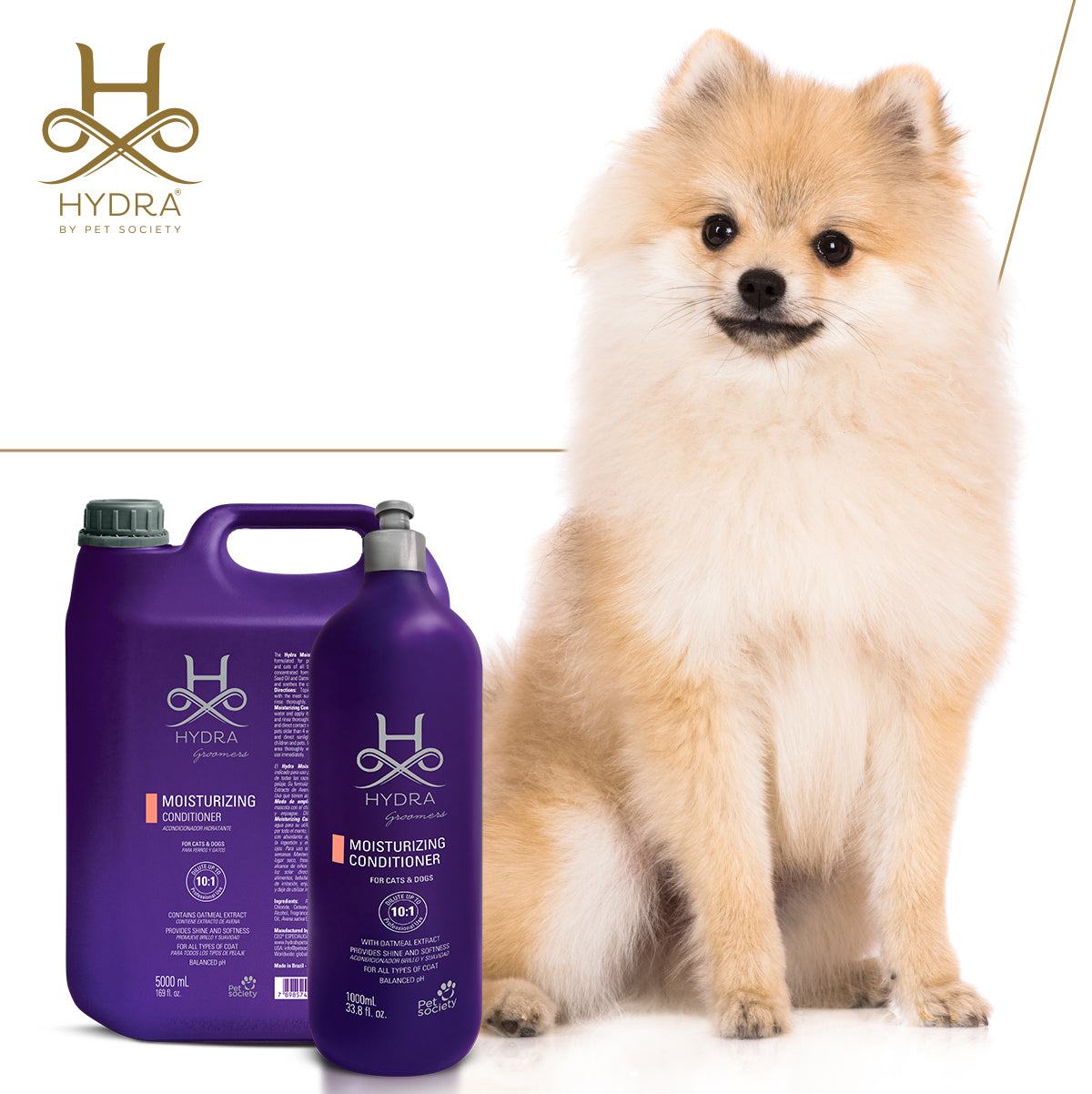 Hydra Professional Moisturizing Conditioner for Pets, 5 liter