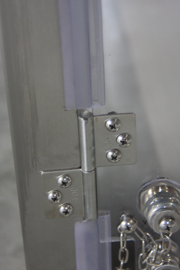 Stainless Steel Round Corner Modular Cage with Acrylic Oxygen Therapy Door