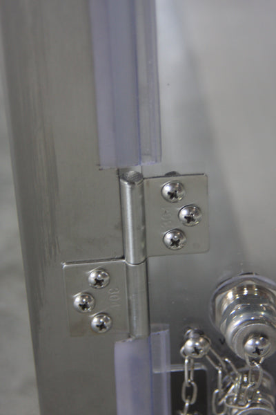 Stainless Steel Round Corner Modular Cage with Acrylic Oxygen Therapy Door