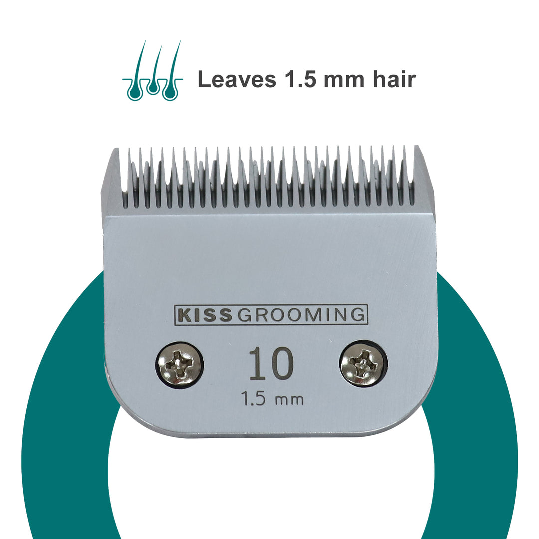 Kiss Detachable Clipper Blades, size 10 - abkgrooming