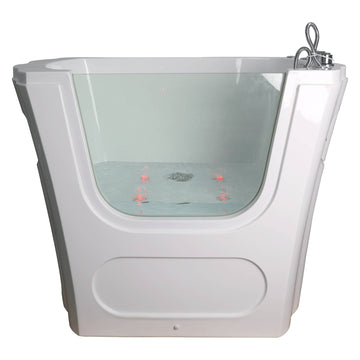 Aeolus Hydron Fiberglass Bubble Bathtub for Pets