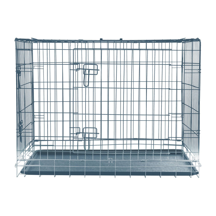Home Kennel with Two Doors - abkgrooming