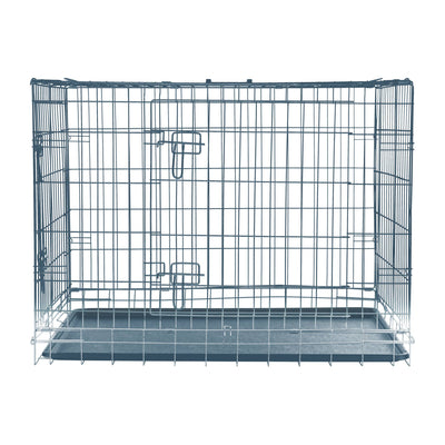 Home Kennel with Two Doors - abkgrooming