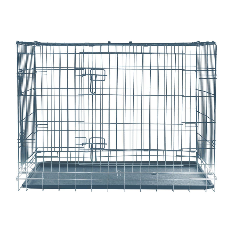 Home Kennel with Two Doors - abkgrooming