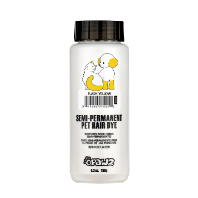 Semi Permanent Pet Hair Dye Flash Yellow