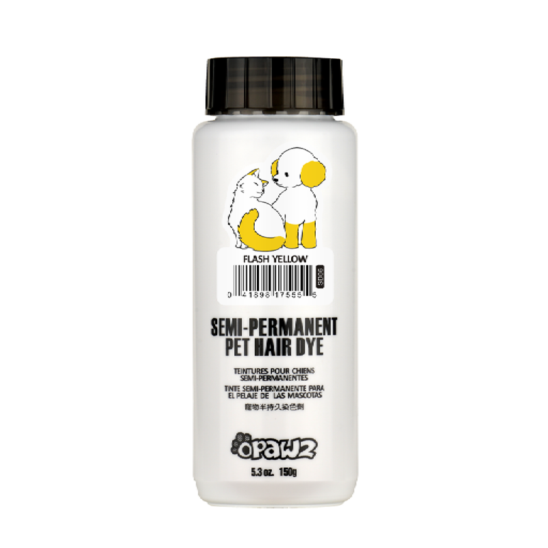 Semi Permanent Pet Hair Dye Flash Yellow
