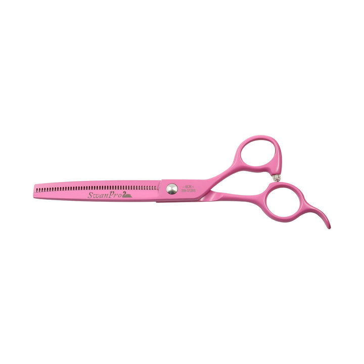 Swan Thinner Scissors for Pet Grooming Assorted Colors, 6.5 inches