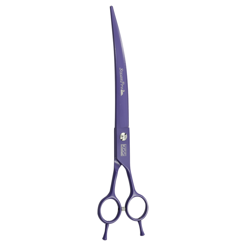 Swan Curved Scissors for Pets Assorted Colour - 7.5 inch