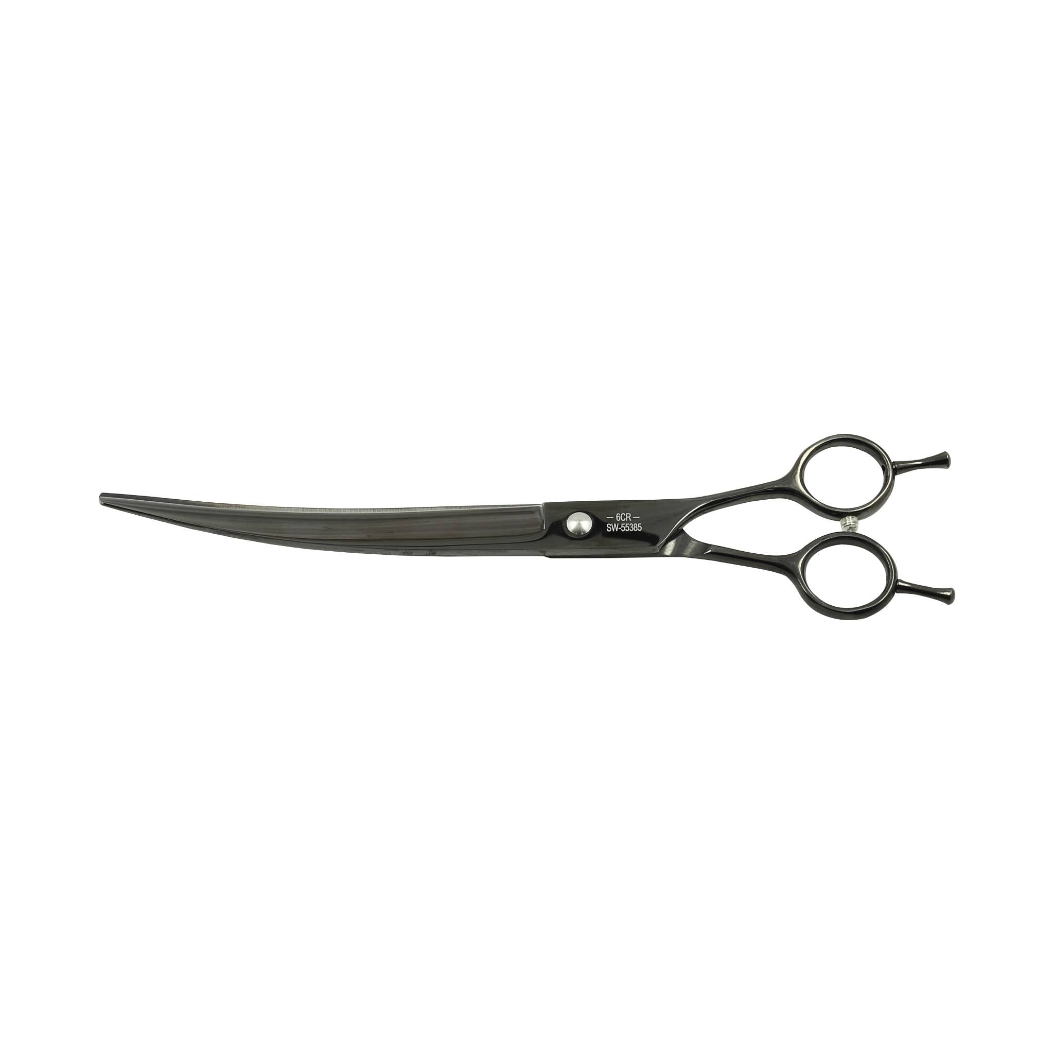 Swan Curved Scissors for Pets Assorted Colour - 8.5 inch