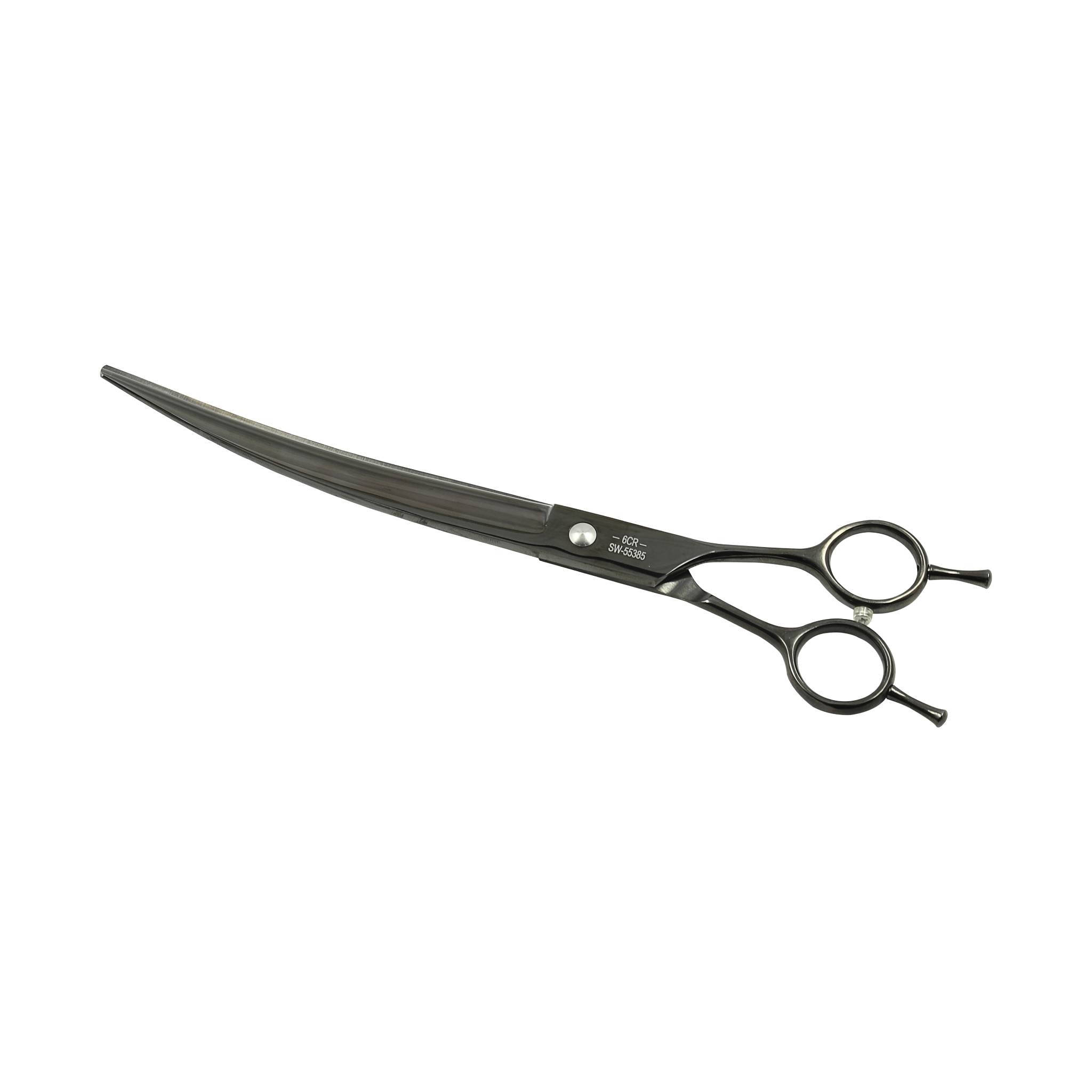 Swan Curved Scissors for Pets Assorted Colour - 8.5 inch