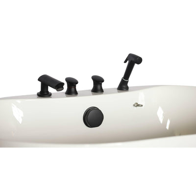Acrylic Dog Bathing Tub with Faucet and Sprayer Kit - ABK Grooming
