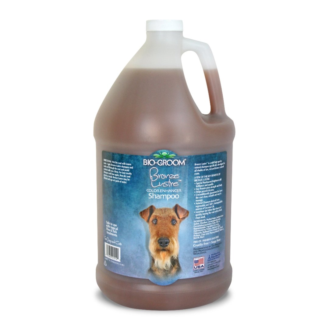 Bio-Groom Bronze Luster Colour Enhancing Shampoo For Dogs, 3.8 Liters
