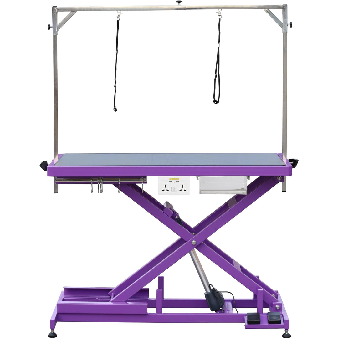 Aeolus Magna X-Pro Electric Lifting Pet Grooming Table Purple Power