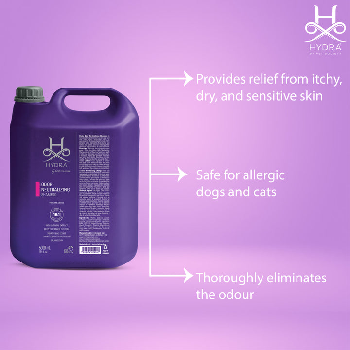 Hydra Professional Odor Neutralizing Pet Shampoo, 5 liter