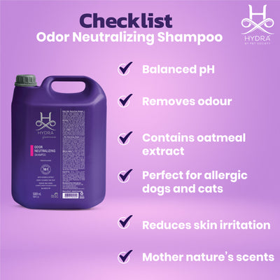 Hydra Professional Odor Neutralizing Pet Shampoo, 5 liter