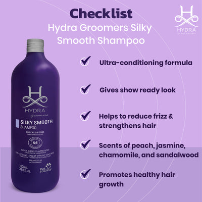 Hydra Groomers Silky Smooth Dog Shampoo, 1 Litre