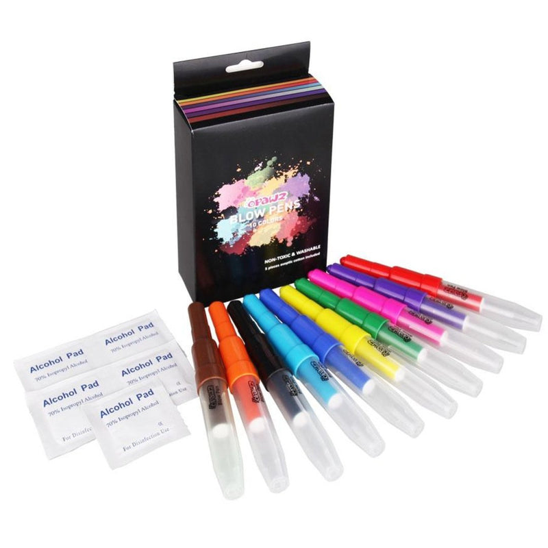 Opawz Blow Pen Set of 10 Colors