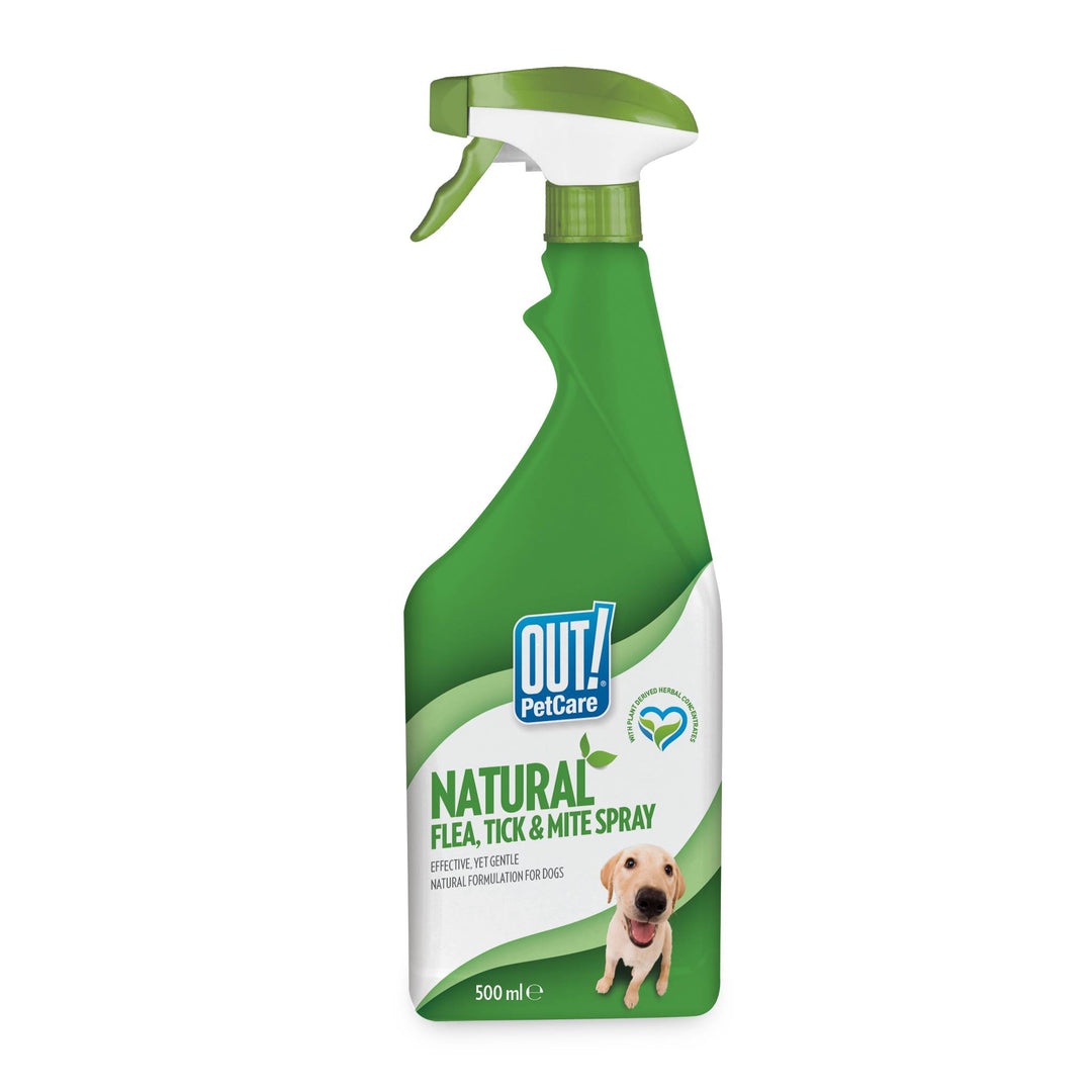 OUT! Natural Flea & Tick Spray for Pets