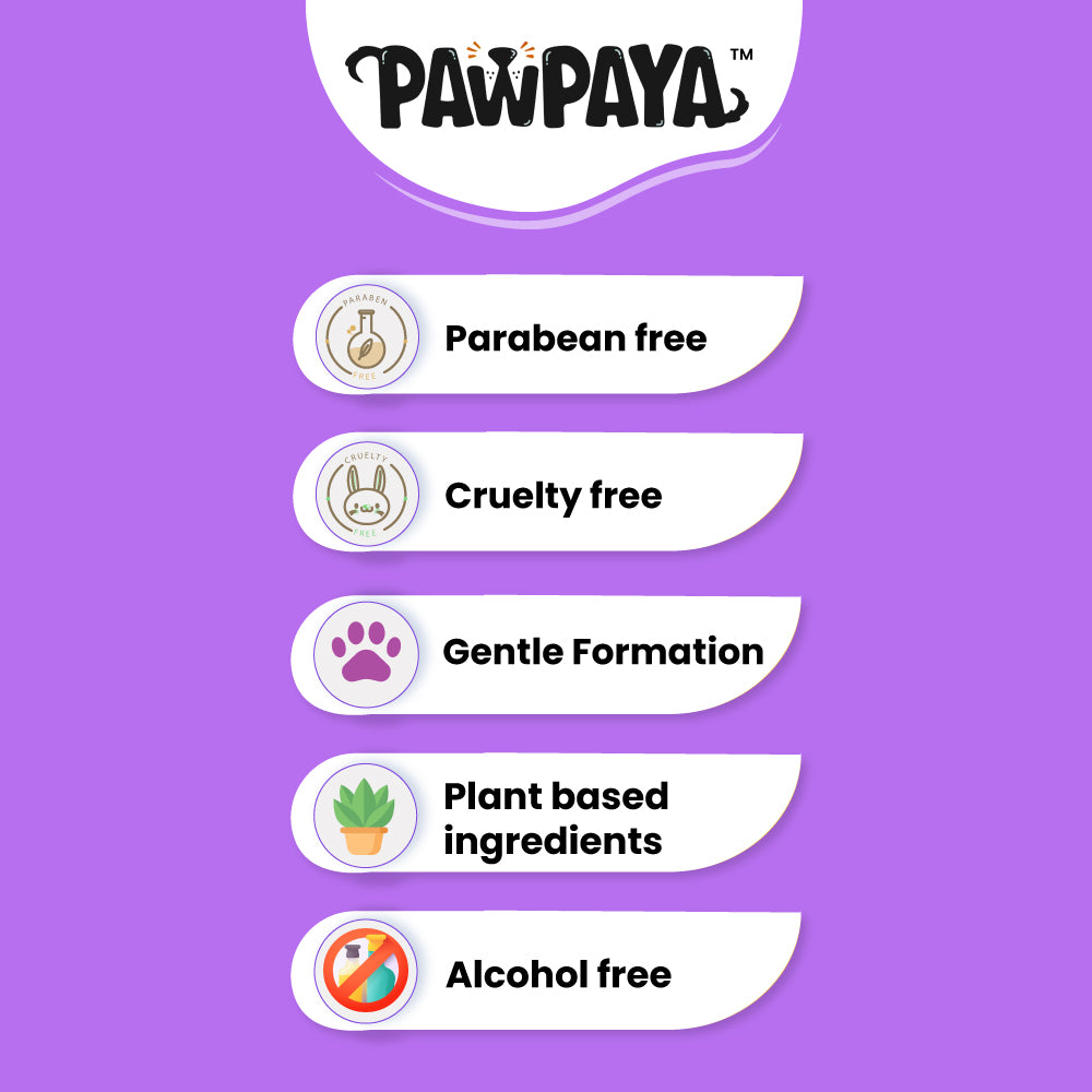 Pawpaya Pet Wipes Made for All Cats and Dogs | 100 Pack Tub