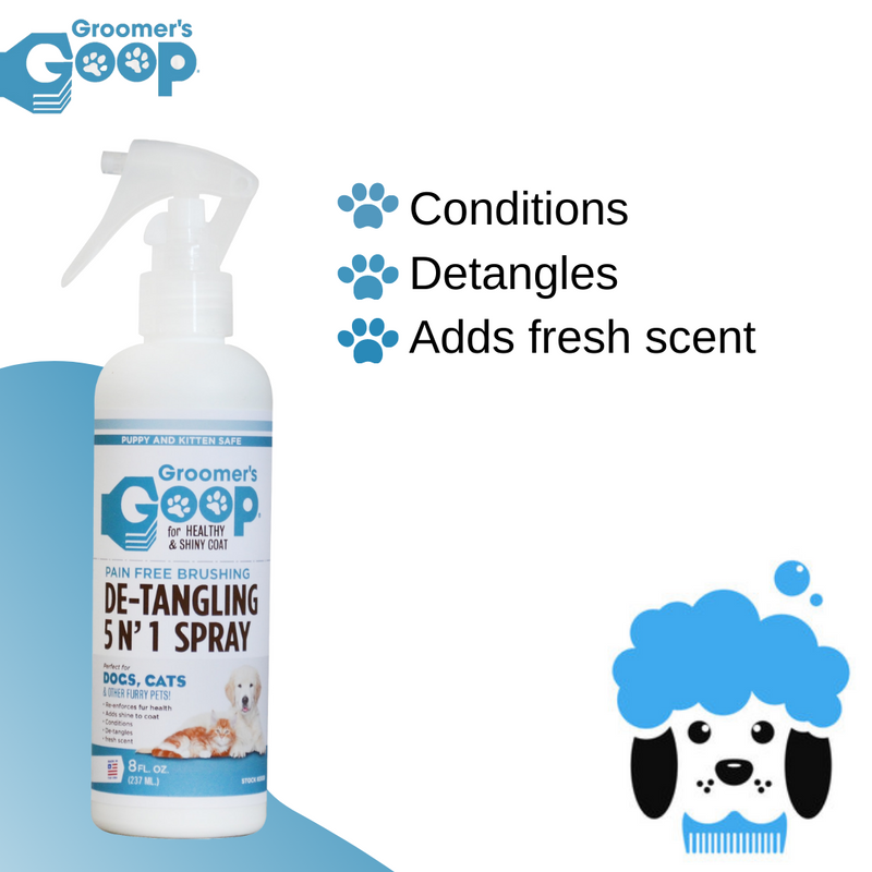 Groomers Goop De-tangling 5 in 1 Spray for Pets, 237ml