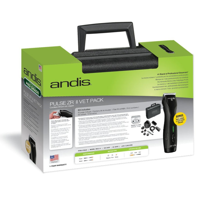Andis Pulse ZR II Detachable Blade Vet Pack