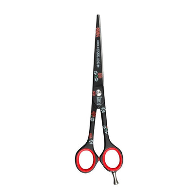 Roseline Black Rose Straight Shears, 7” - ABK Grooming Scissors For Dog, Scissors For Grooming Dogs, Scissors Grooming, Dog Hair Cutting Scissors, Scissors For Pet Grooming, Straight Shears, Dog Grooming Scissors Kit, Scissors Pet Grooming, Pet Hair Cutting Scissors, Puppy Grooming Scissors, Animal Grooming Scissors,