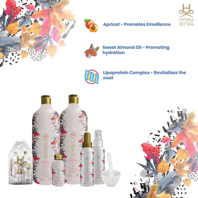 Hydra Spa Senses Serenity Pack of 7 Dog Bathing Kit