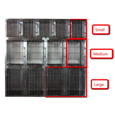 Stainless Steel Modular Cage/Kennel System - ABK Grooming