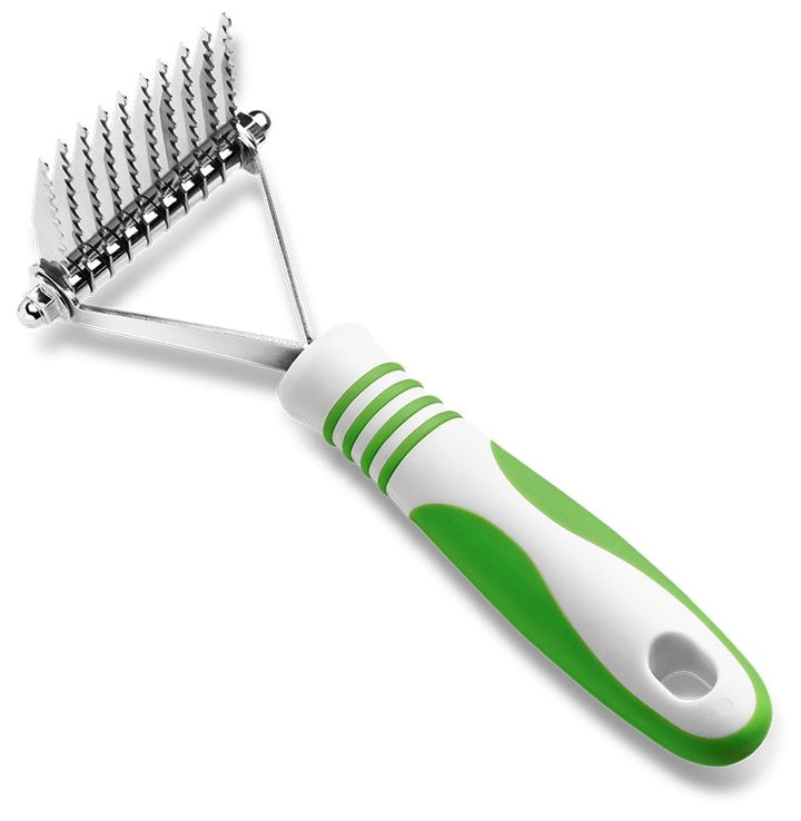 Standard Dematting Rake - ABK Grooming dog hair rake dog coat rake undercoat rake dematting rake dog undercoat rake undercoat rake for husky undercoat dog coat king rake deshedding rake coat rake undercoat comb dog rake comb undercoat comb for dogs dog dematting brush undercoat rake for australian shepherd undercoat rake for german shepherds undercoat brushes for dogs dog dematting rake two sided undercoat rake dog shedding rake dog fur rake undercoat rake for golden retrievers