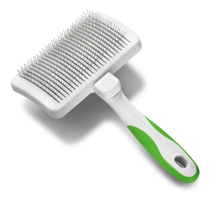Standard Self-Cleaning Slicker Brush - ABK Grooming Brush Dog, Brush For Dog Hair, Slicker Brush, Cat Brush, Dogs Grooming Brush, Dog Slicker Brush, Grooming Brush, Pet Brush, Cat Grooming Brush, Pet Grooming Brushes, Deshedding Dog Brush, Cat Slicker Brush, Andis Brushless Clippers, Andis Slicker Brush, Brush For Pug, Andis Ultraedge Agc Super 2 Speed Brushless Clipper, Firm Slicker Brush, Large Slicker Brush For Dogs, Grooming Slicker Brush, Andis Ultraedge Brushless, Dog Grooming Slicker Brush,