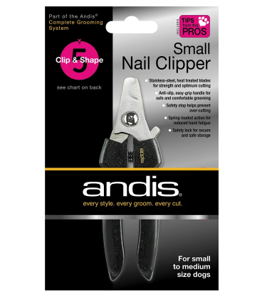 Andis Premium Pet Nail Clipper Small, Black